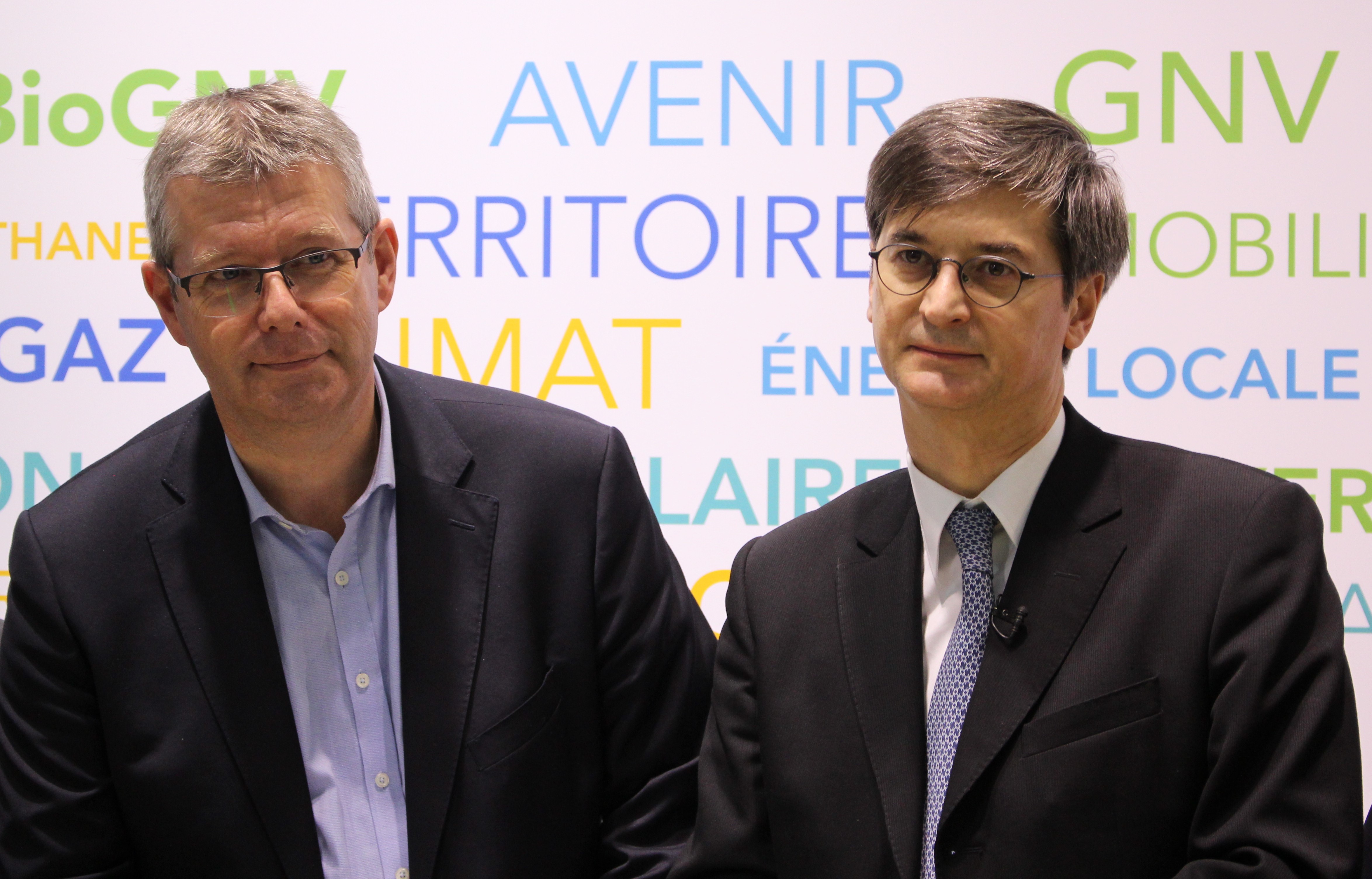 Denis Duplessier, Directeur général de Semardel, et Edouard Sauvage, directeur général de GRDF